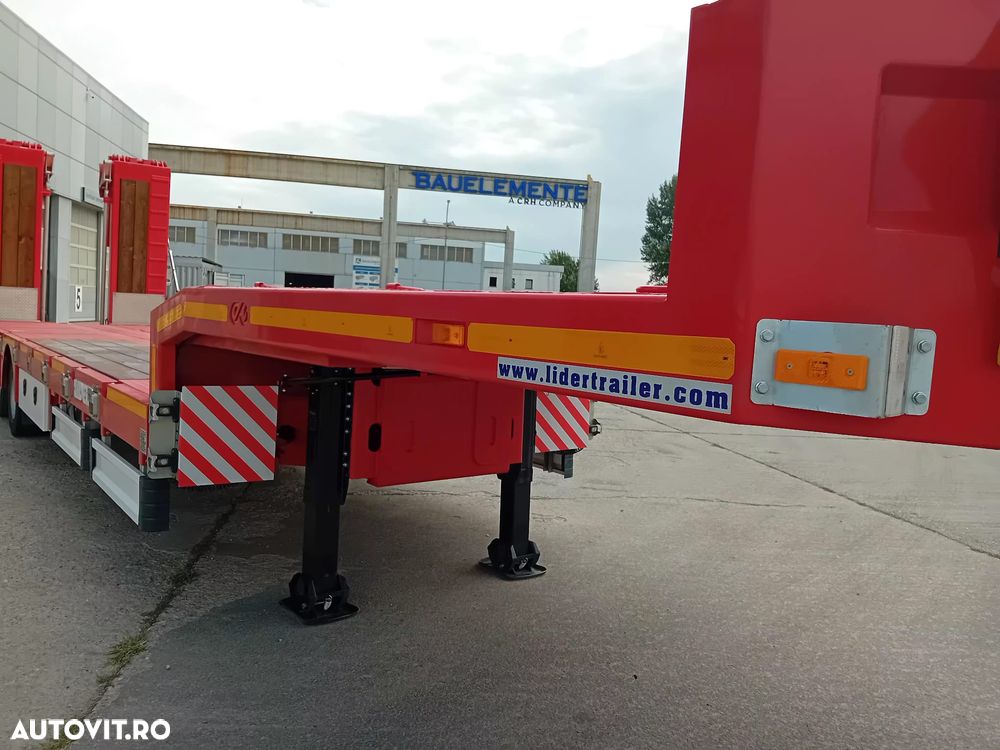 Lider TRAILER/LOW LOADER 3 AXE/3 AXELS, NOU/NEW TOP !!! - 7
