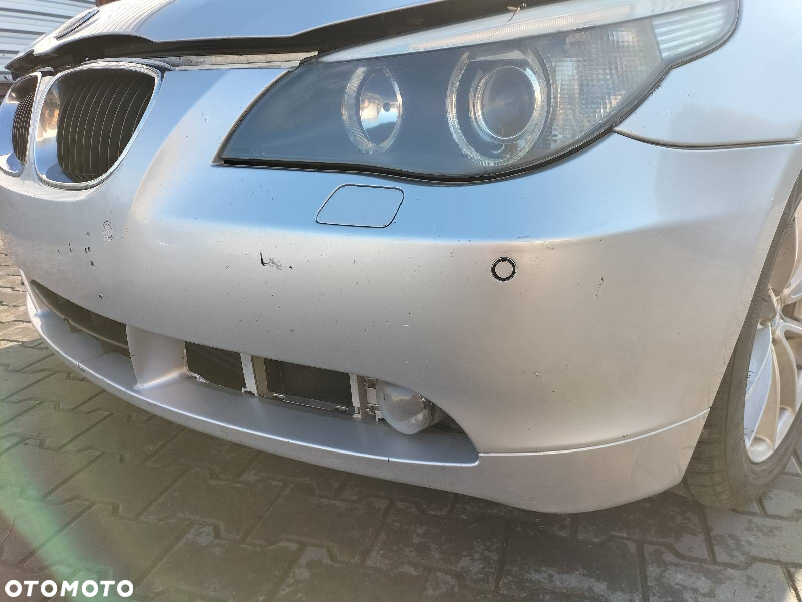KOMPLETNY PRZÓD MASKA ZDERZAK BŁOTNIKI LAMPY BIXENON BMW E60 E61 354/7 - 5