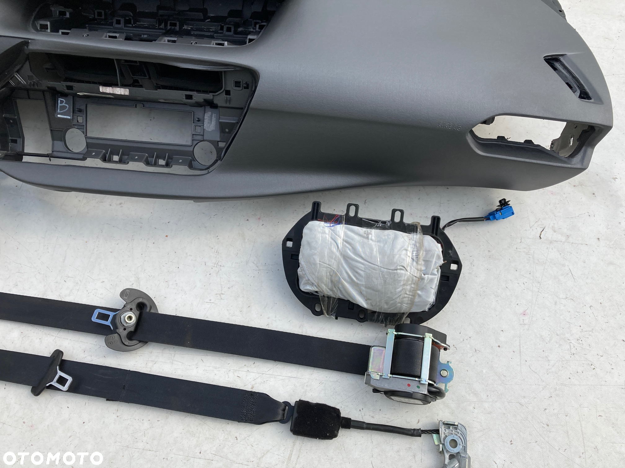 CITROEN C4 PICASSO 2 II DESKA ROZDZIELCZA KONSOLA KOKPIT PULPIT PÓŁKA PARAPET PODUSZKI AIRBAG AIR BAG SRS - 6