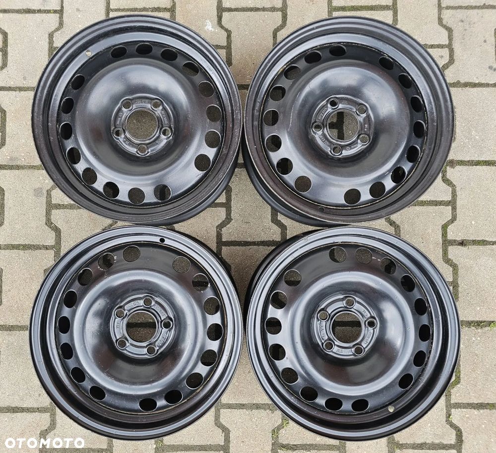(S35) Felgi stalowe 16'' Opel GM OE Astra G H Vectra C Zafira Omega A B Saab / 6,5Jx16 ET37 5x110