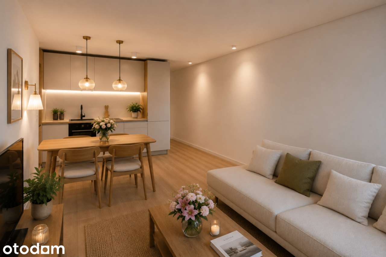 3 pokoje 53,67m² i 12m² loggii, opcja wykończenia 'pod klucz'
