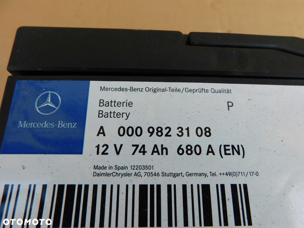 Akumulator samochodowy firmy VARTA 12V 74AH 680A PIERWSZY MONTAŻ - 2