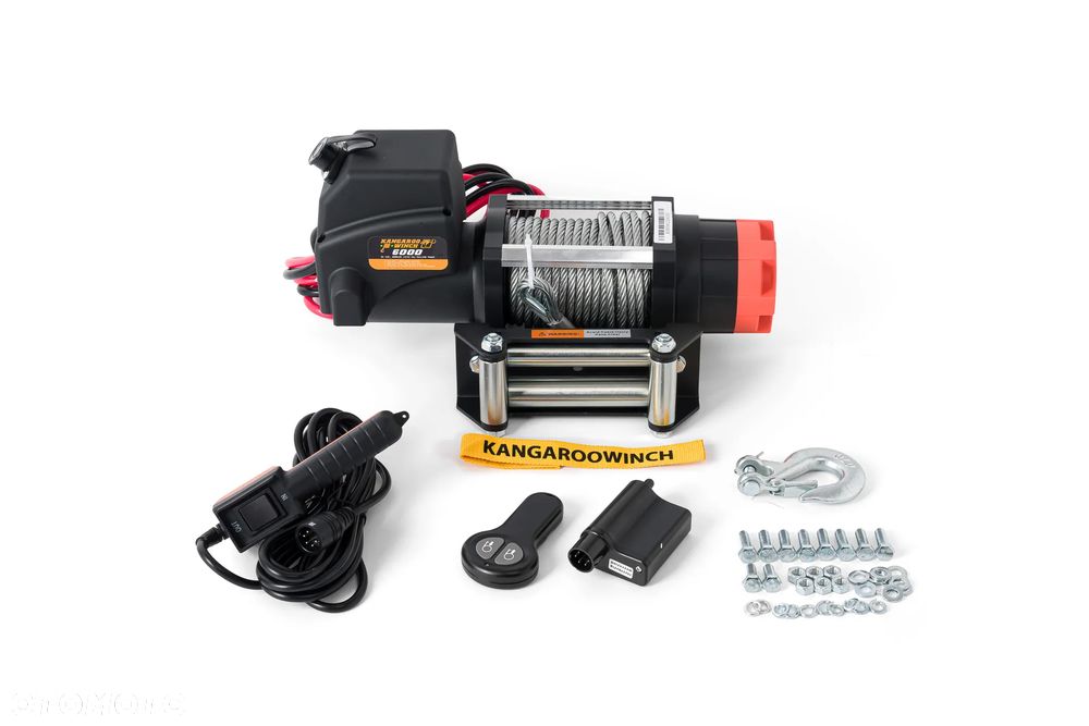 Wyciągarka Elektryczna Kangaroowinch K6000E 12V Ze Sterowaniem Bezprzewodowym - 1