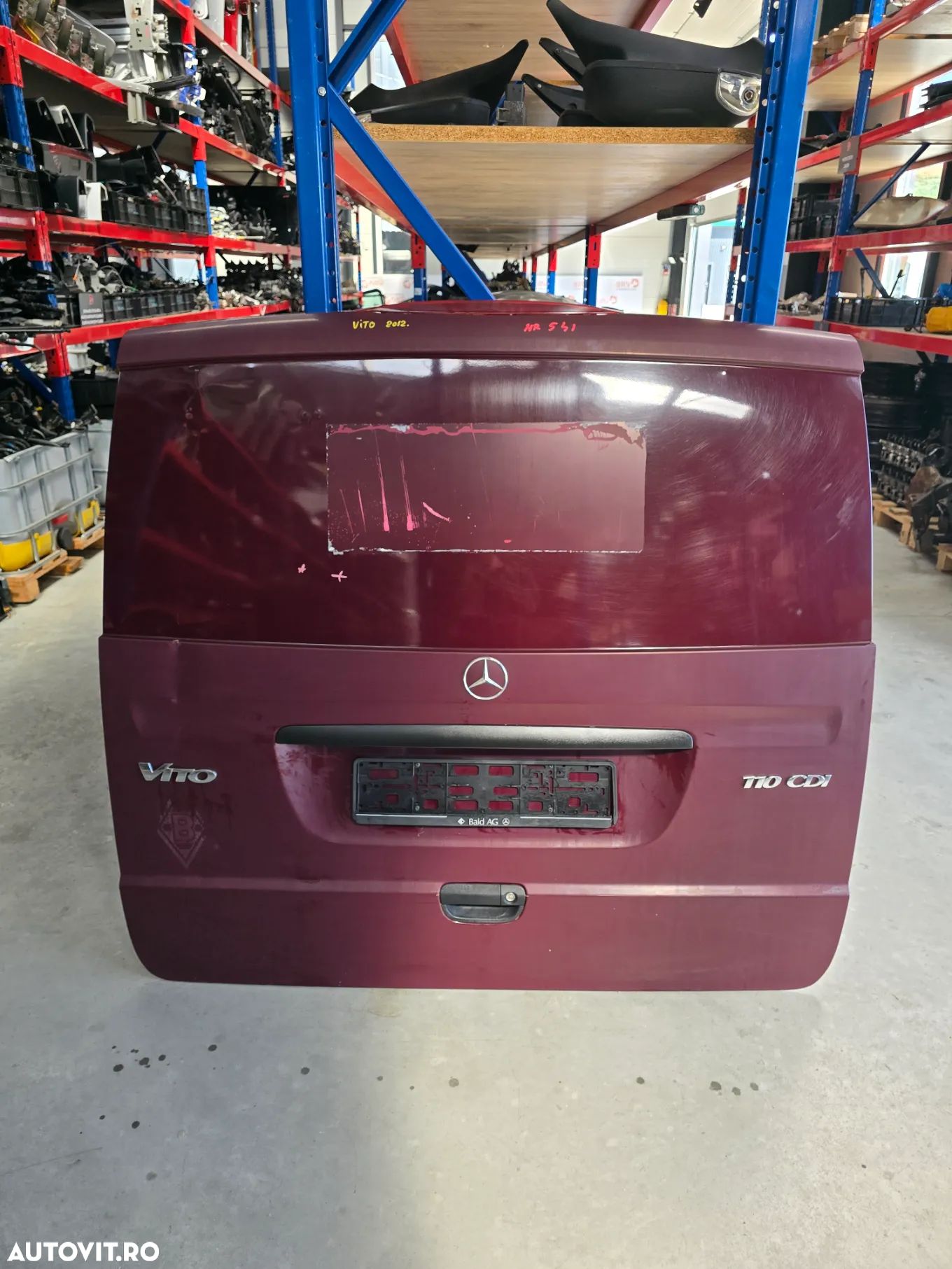 Haion model cu tabla fara accesorii pentru Mercedes Vito 639 Euro 5 2010-2014 an fabricatie! - 1