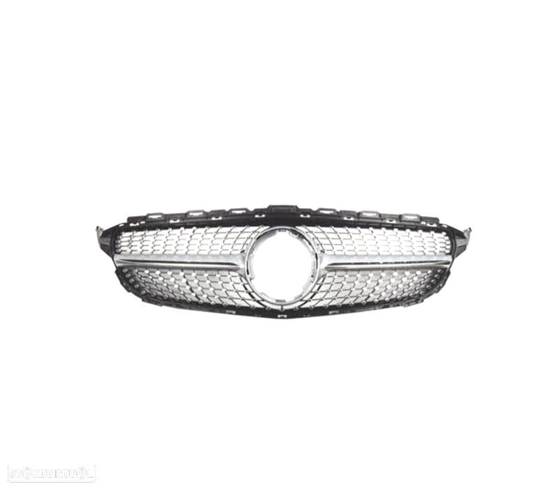 GRELHA FRONTAL MERCEDES W205 18-21 LOOK AMG CROMADO DIAMOND - 2