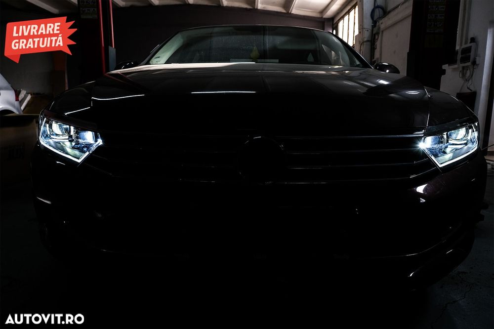 Faruri Full LED Dinamic VW Passat B8 3G (2014-2019) Matrix Look- livrare gratuita - 25
