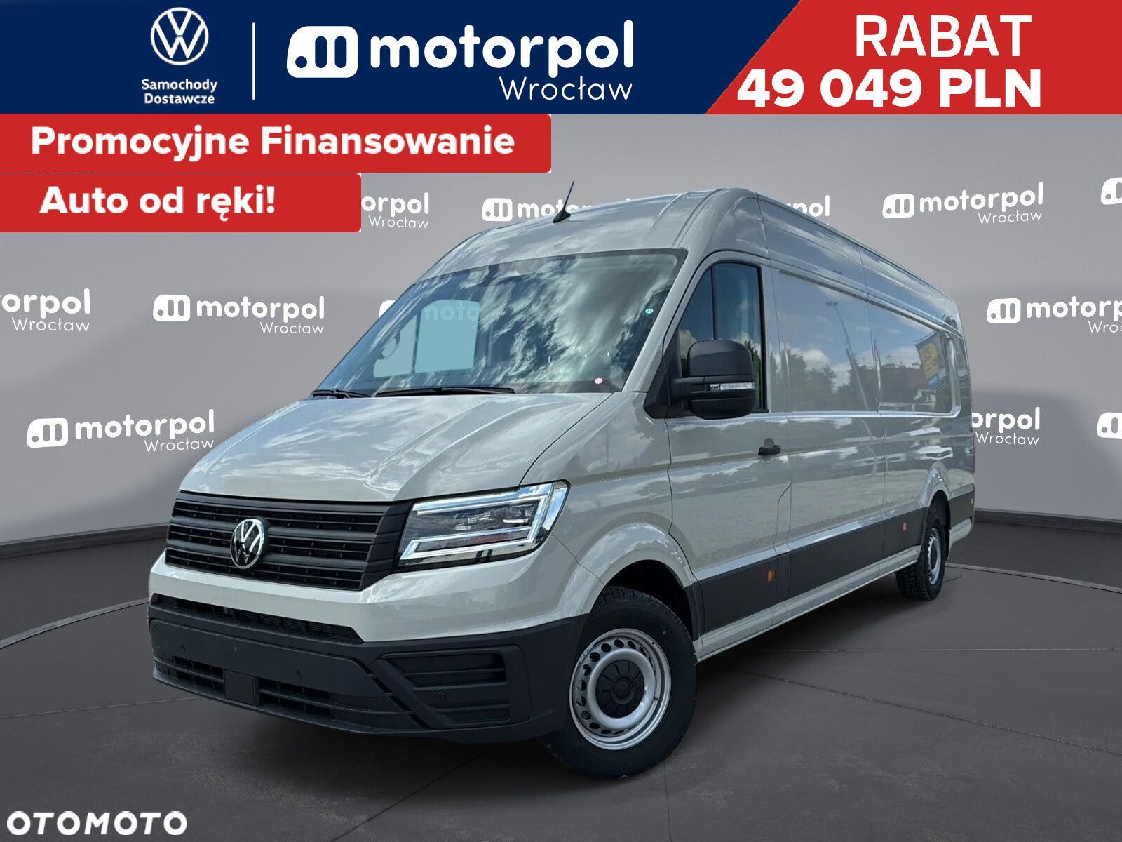 Volkswagen Crafter 35 Furgon LONG/L5H3, 2.0BiTDI 177KM, 4490mm, Wysoki dach, r.o. 4490 - 1