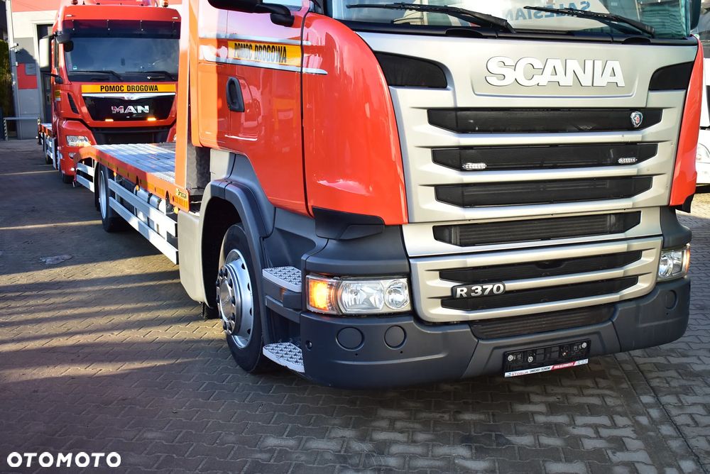 Scania R 370 / Autolaweta/ Pomoc drogowa/ Najazd 8.10m. / Wciągarka/ Sprowadzona z Niemiec ! - 8