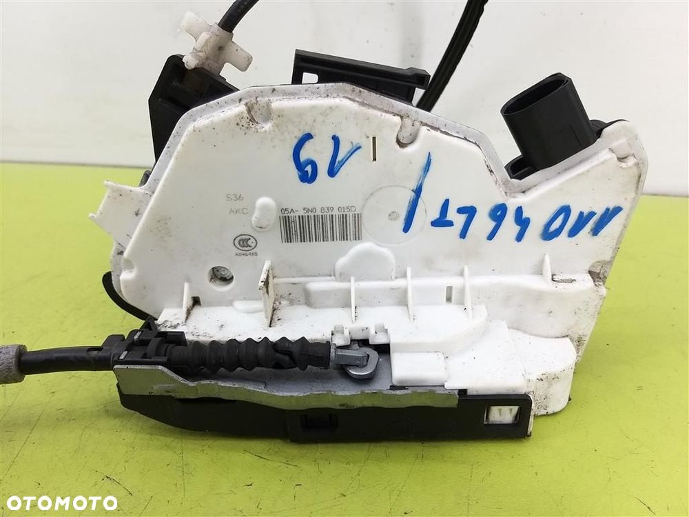 Zamek drzwi tył lewy KLAMKA Skoda Fabia II 2007-2014 5N0839015D ORYGINAŁ - 11