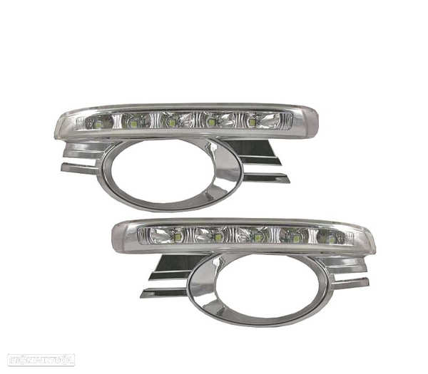 GRELHAS NEVOEIRO LUZ DIURNA LED PARA MERCEDES C W204 07-10