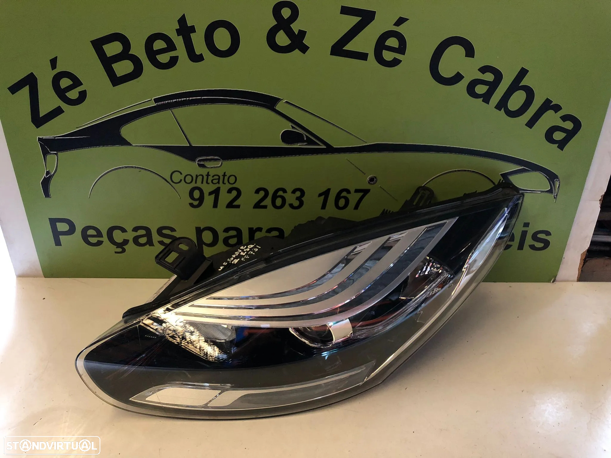 RENAULT MEGANE III 3 FAROL ESQUERDO - FF731 - 2