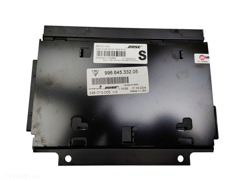 WZMACNIACZ AUDIO BOSE PORSCHE 911 996 BOXSTER I 986 LIFT 99664533205 - 3
