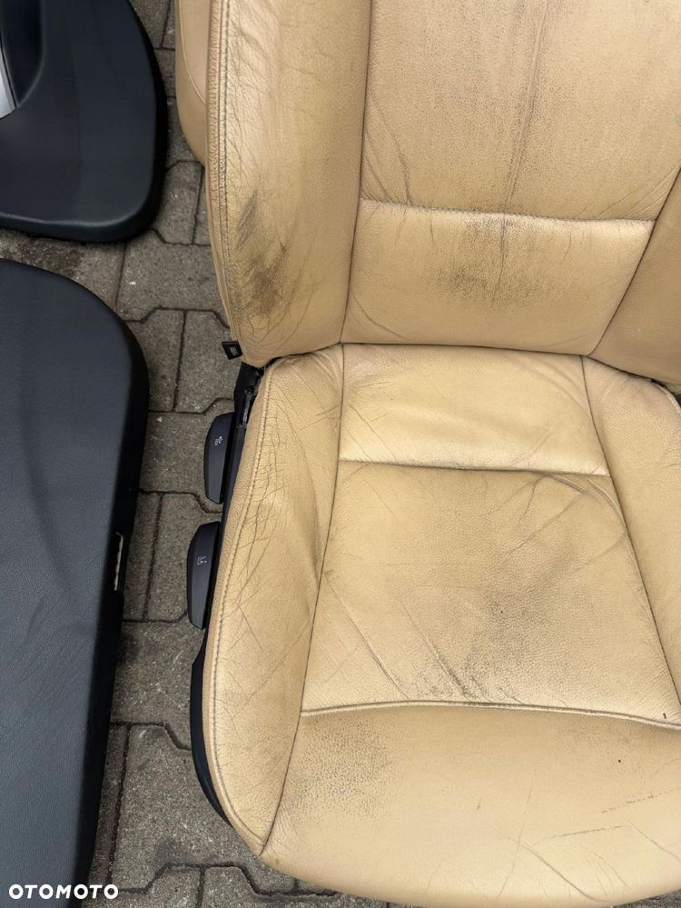 BMW E90 FOTELE KANAPA BOCZKI KOMPLET UK skóra - 4