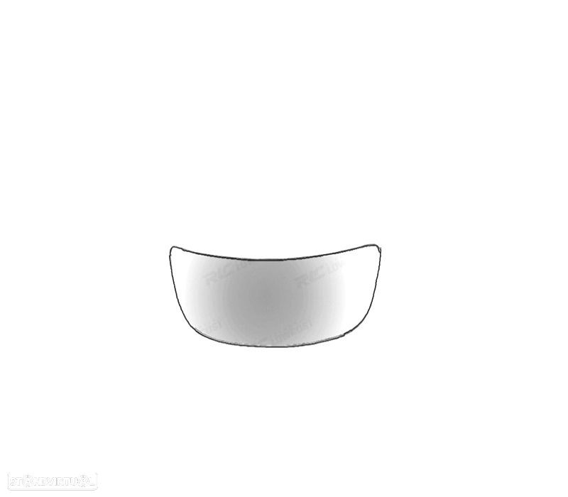 VIDRO BASE ESPELHO INFERIOR BASE ESQUERDA RENAULT TRAFIC II 01-13 - 1