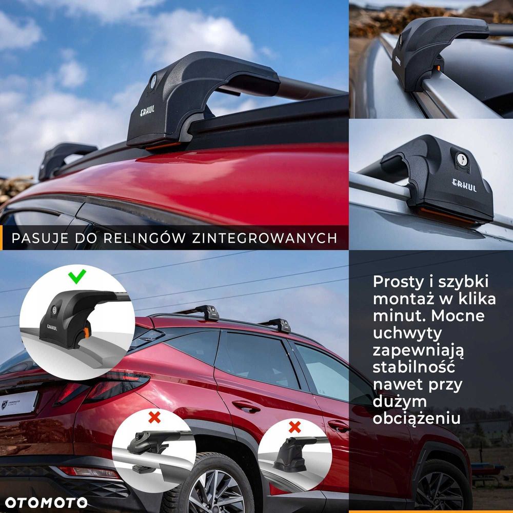 Bagażnik dachowy belki poprzeczki na relingi Audi Q3 Q8 Q7 Q5 A4 B9 - 6