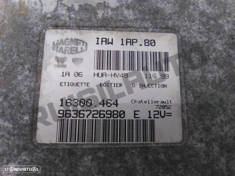 Centralina Do Motor 96367_26980 Peugeot 206 [1998_2012] 1.1 I - 2