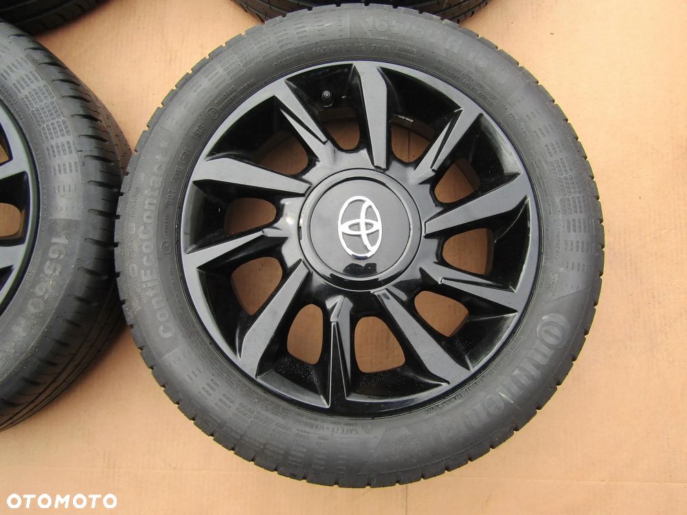 4x FELGI KOŁA 15 Citroen C1 Toyota Aygo II IQ Peugeot 107 108 / + Opony 165/60 LETNIE - 9