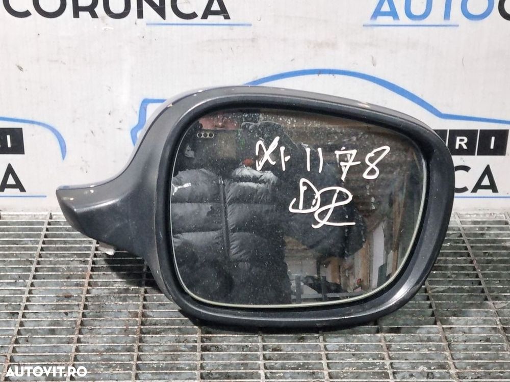 Oglinda dreapta BMW X1 E84 2009 - 2015 4 Usi ALBASTRU (1178) Fara rabatare RUPTA - 2