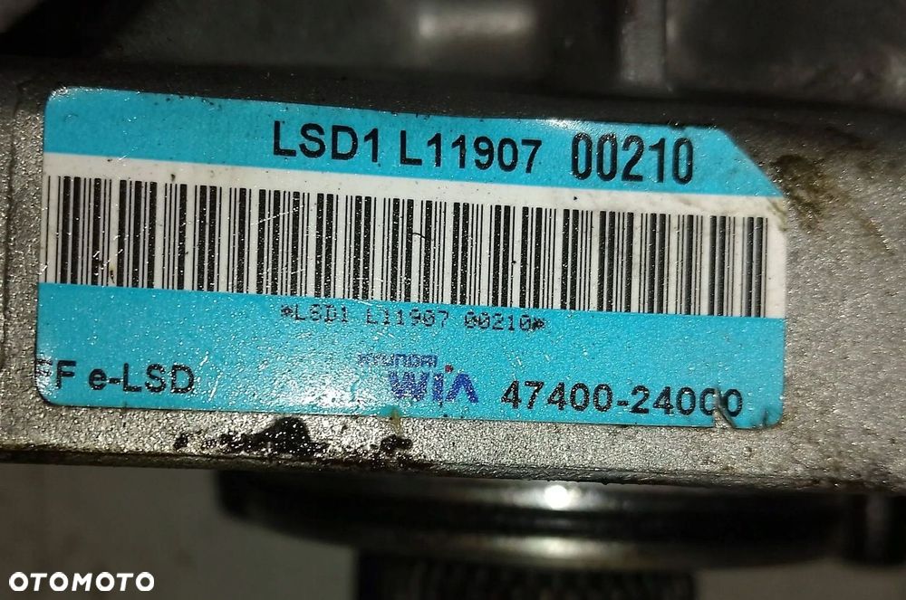 HYUNDAI I30N 2.0 DYFERENCJAŁ MOST 4740024000 - 3