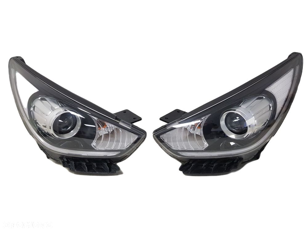 KIA NIRO 16- LAMPA LEWA PRAWA ZWYKŁA SOCZEWKA LED KOMPLETNA KOMPLET 92101-G5 92102-G5 IDEALNE EUROPA - 1