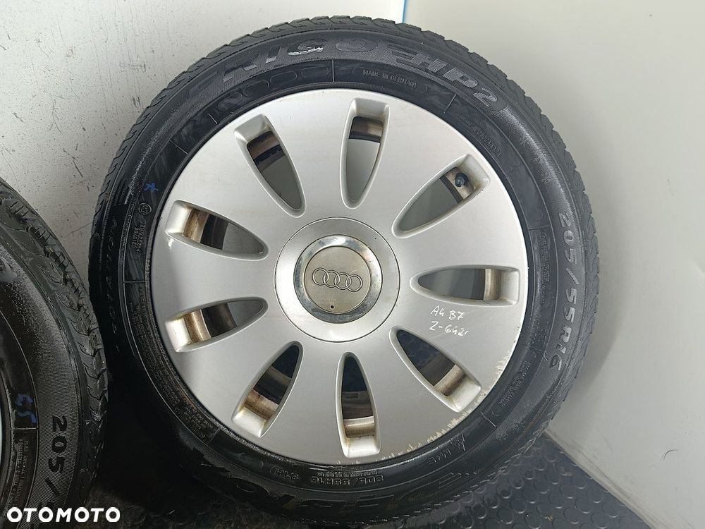 FELGI ALUMINIOWE KOMPLET 16 Z OPONAMI AUDI A4 B7 8E0601025AE  205/55R16 - 5
