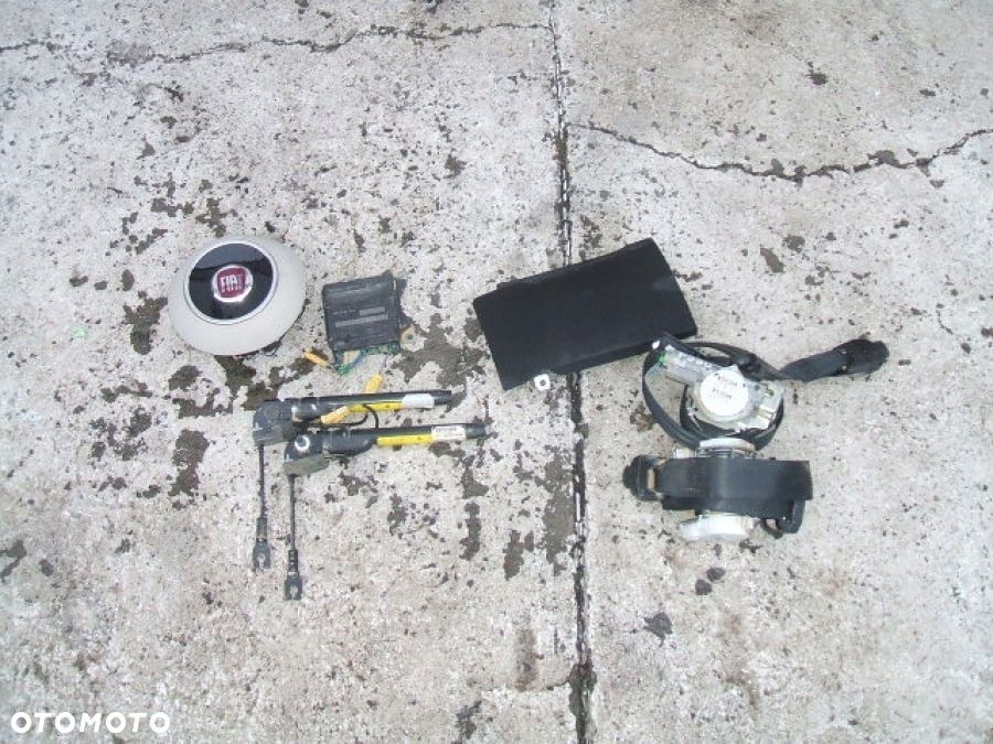 FIAT 500 lift AIRBAG KIEROWCA PASAŻER DESKA ROZDZIELCZA KONSOLA KOKPIT PASY - 4