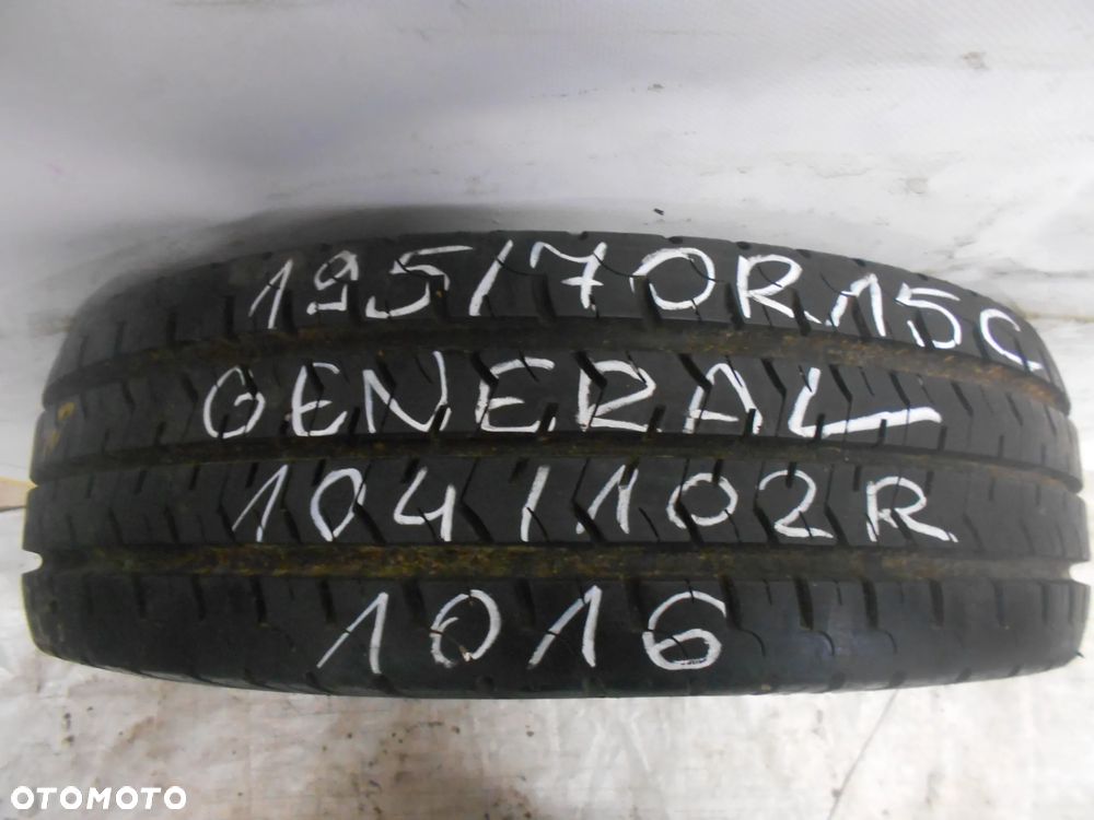 OPONA POJEDYNKA 195/70R15C GENERAL EUROVAN 2 DOT 1016 10MM - 1