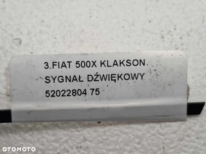 FIAT 500X KLAKSON SYGNAŁ DŹWIĘKOWY 52022804 - 8