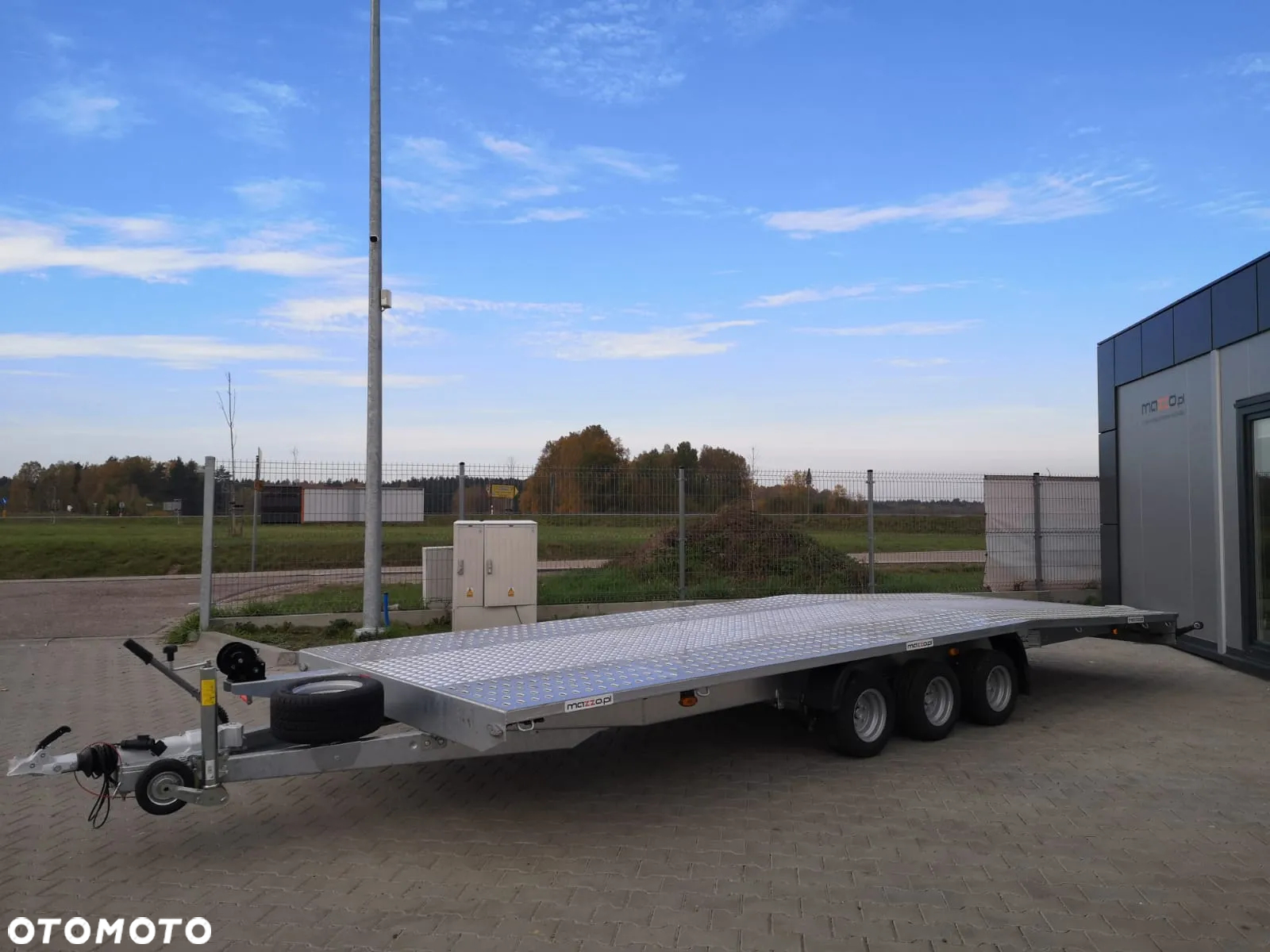 Boro Laweta 600x210cm DMC 3500 kg IDEALNA POD BUSY koło zapasowe, wciągarka i AMORTYZATORY - 2