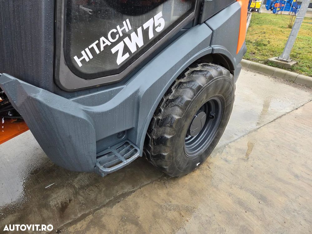 Hitachi ZW75, 2020, 1.915h, ridica 2,4t la 3,2m, CUPA 4x1 MULTIFUNTIONALA 1mc, cupa noua 1mc, furci, cupla rapida, aer conditiona, motor Deutz 75CP euro 6, Garda sol inalta 32cm, produs in Germania, STARE FOARTE BUNA, posibil leasing 4 ani-PROMOTIE 37.900eur - 18