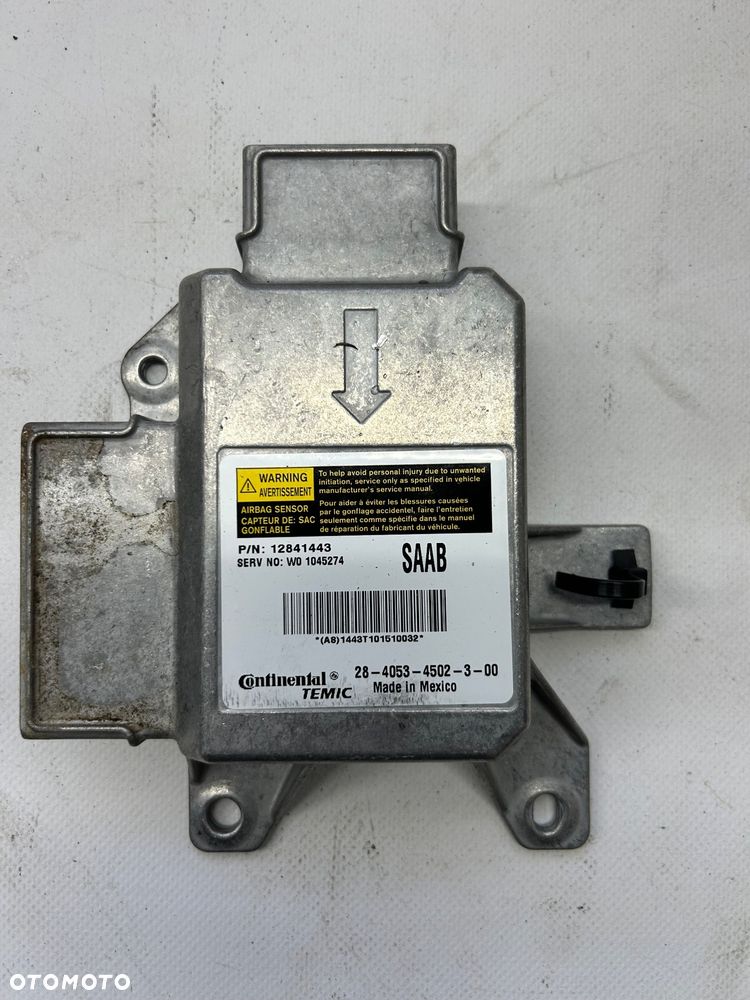 Saab 93 9-3 moduł poduszek powietrznych poduszki airbag 12841443 lift 08-11 cabrio - 1
