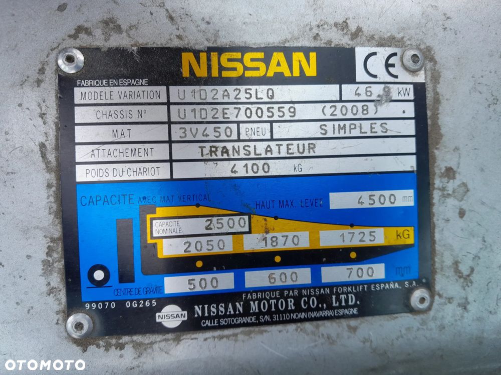 Nissan U1D2A25LQ - 12