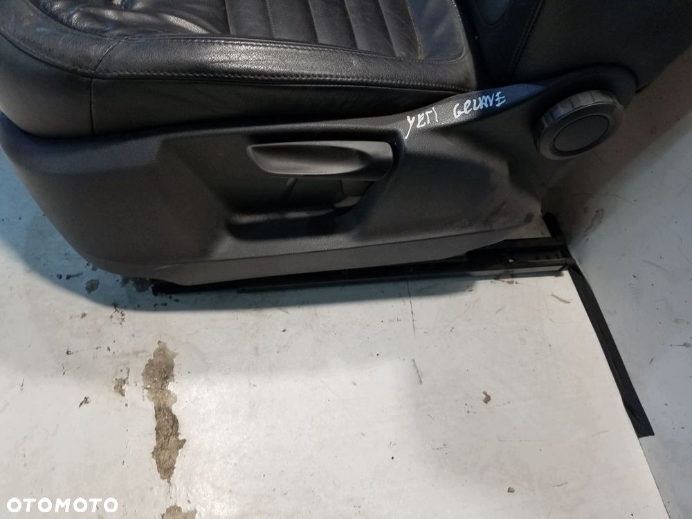 fotele kanapa skóra skoda yeti podgrzewane - 3