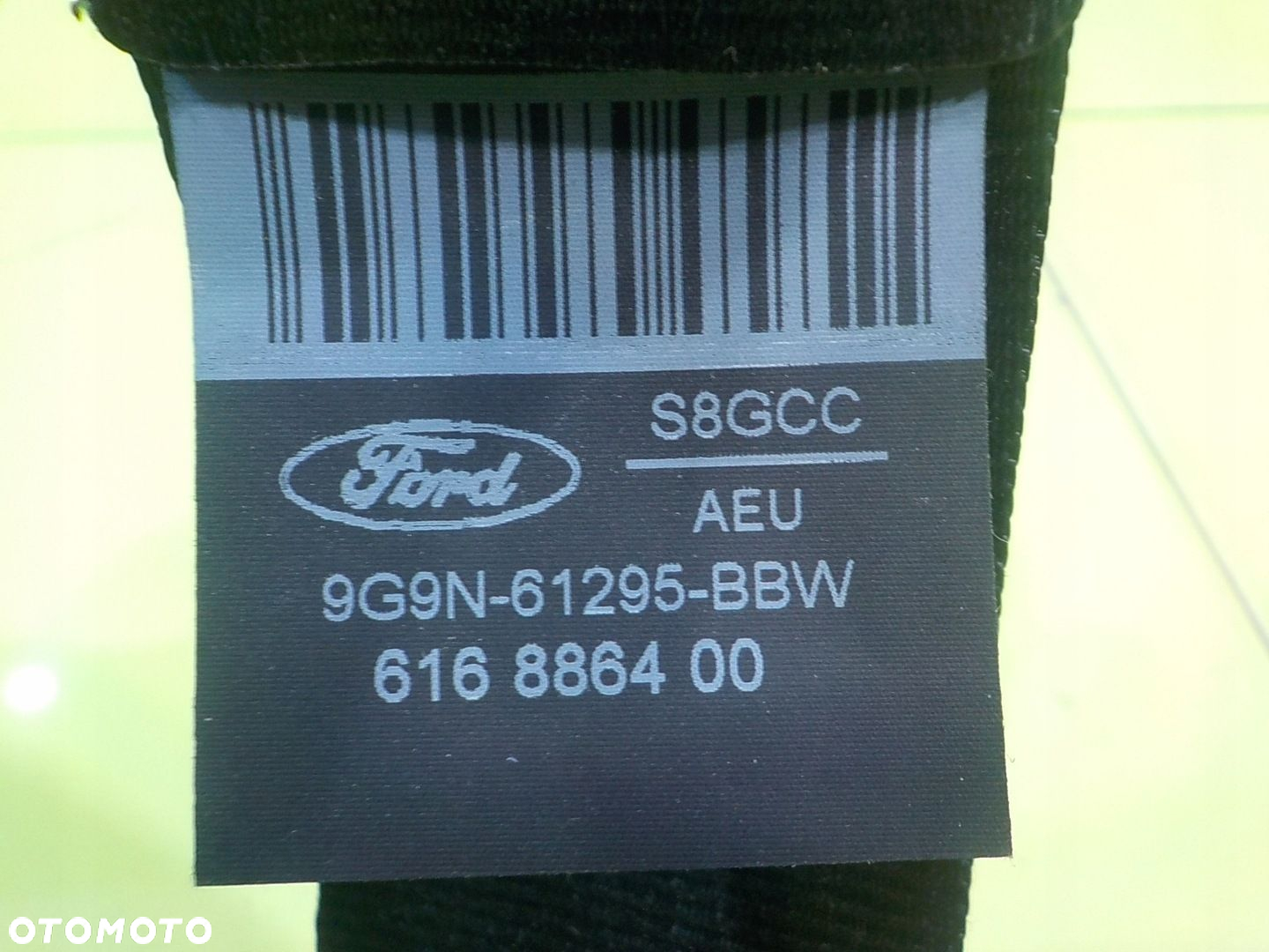 MONDEO MK4 LIFT 2.0 TDCI 13r pas bezpieczenstwa lewy przod 9G9N-61295-BBW - 3