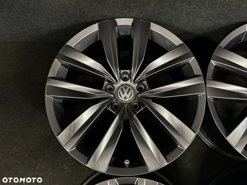 Alufelgi VW Arteon R-Line, Passat B8, B7, Tiguan, Sharan 18 cali 5x112 4szt. Ładne z czujnikami! - 7