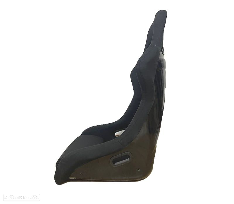 BAQUET BACKET FIXA SPEEDWAY PRETA ESTILO EVO - 4