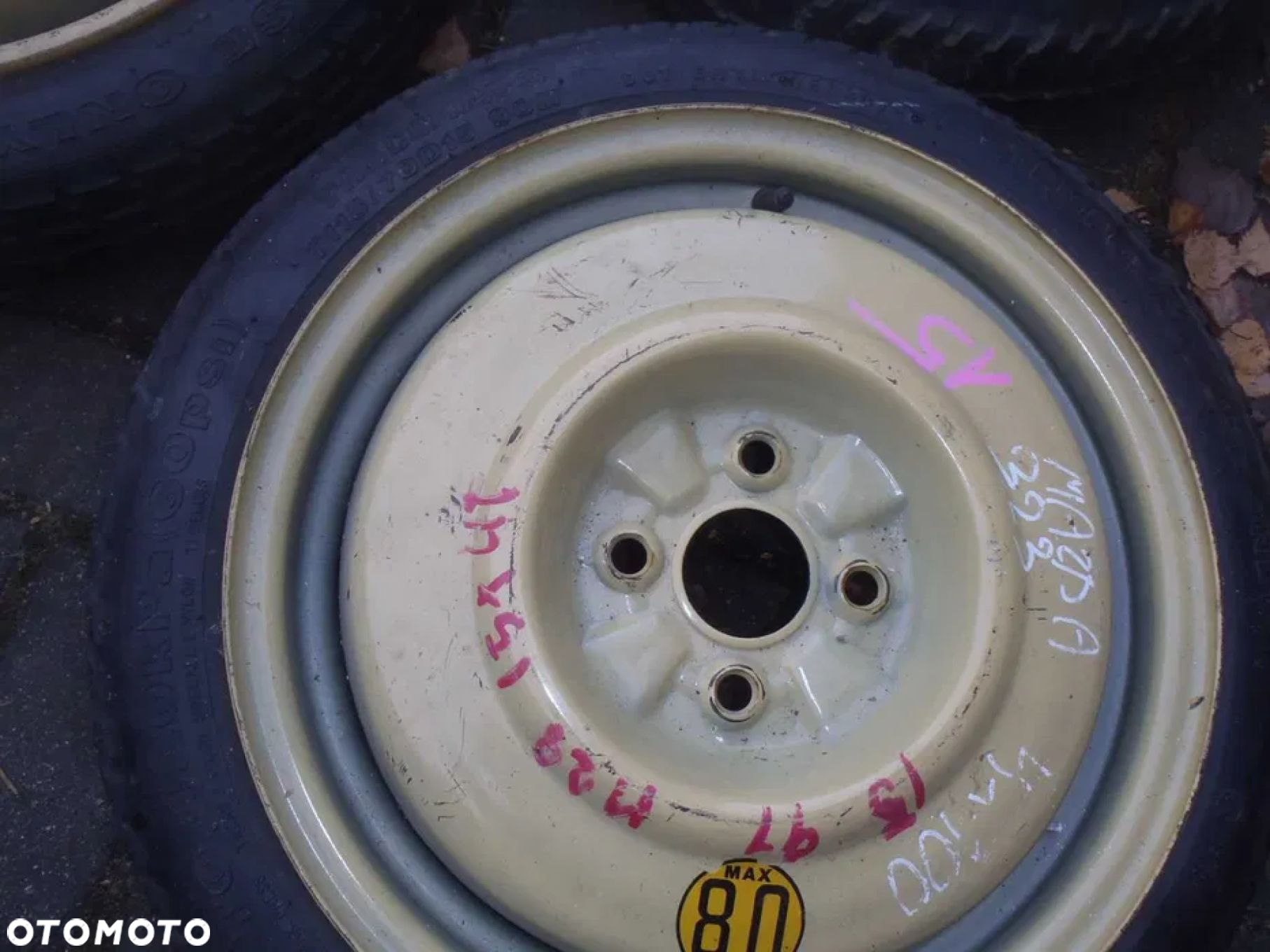 felga felgi koło dojazdowe mazda honda 4x100 14 - 7