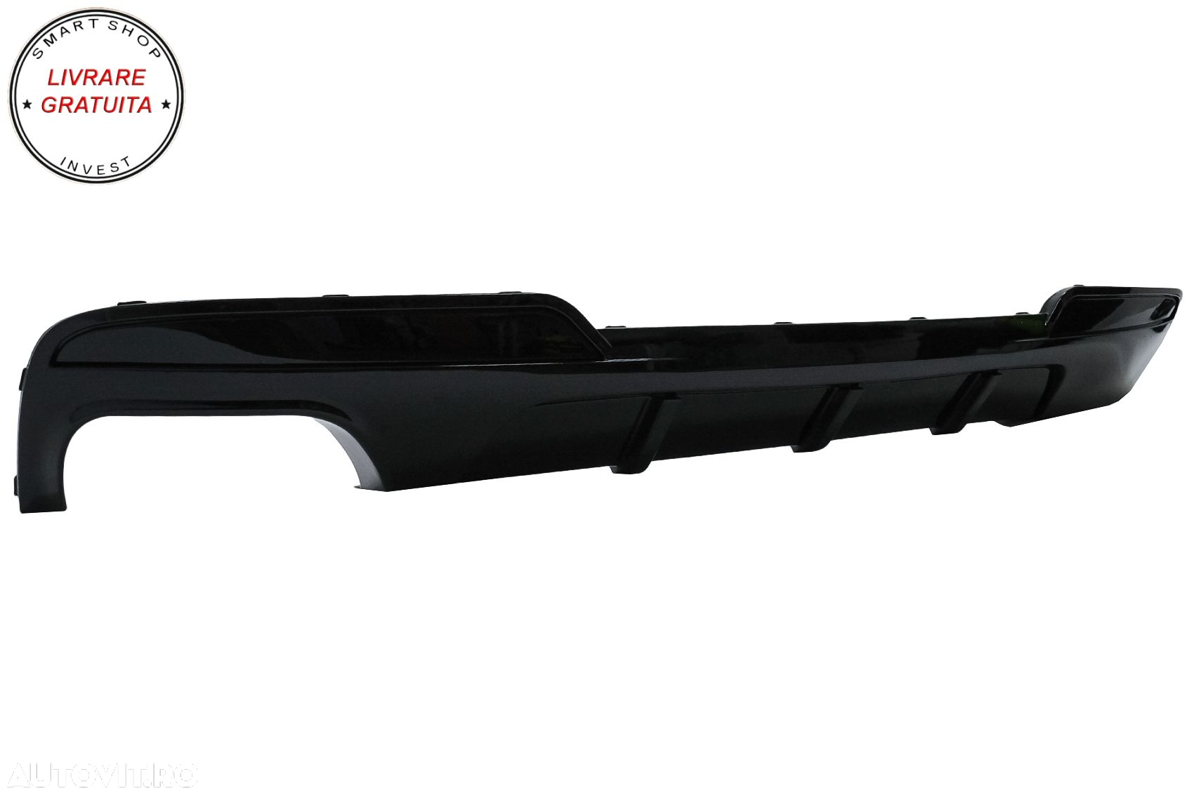 Difuzor de aer cu evacuare dubla stanga BMW Seria 5 F10 F11 (2011-2017) M-Performa- livrare gratuita - 2