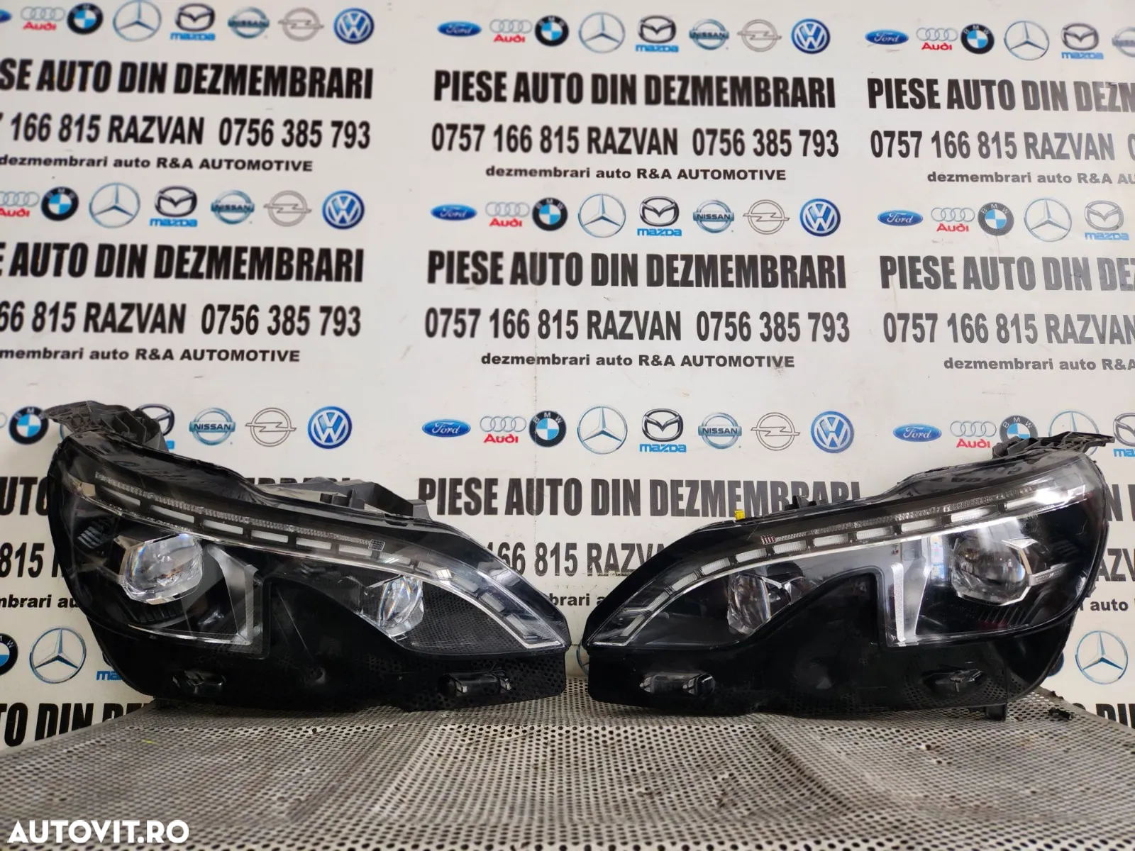 Faruri Far Stanga Dreapta Complet Full Led Peugeot 3008 / 5008 Cod   Europa Impecabile An 2017-2018 - 3