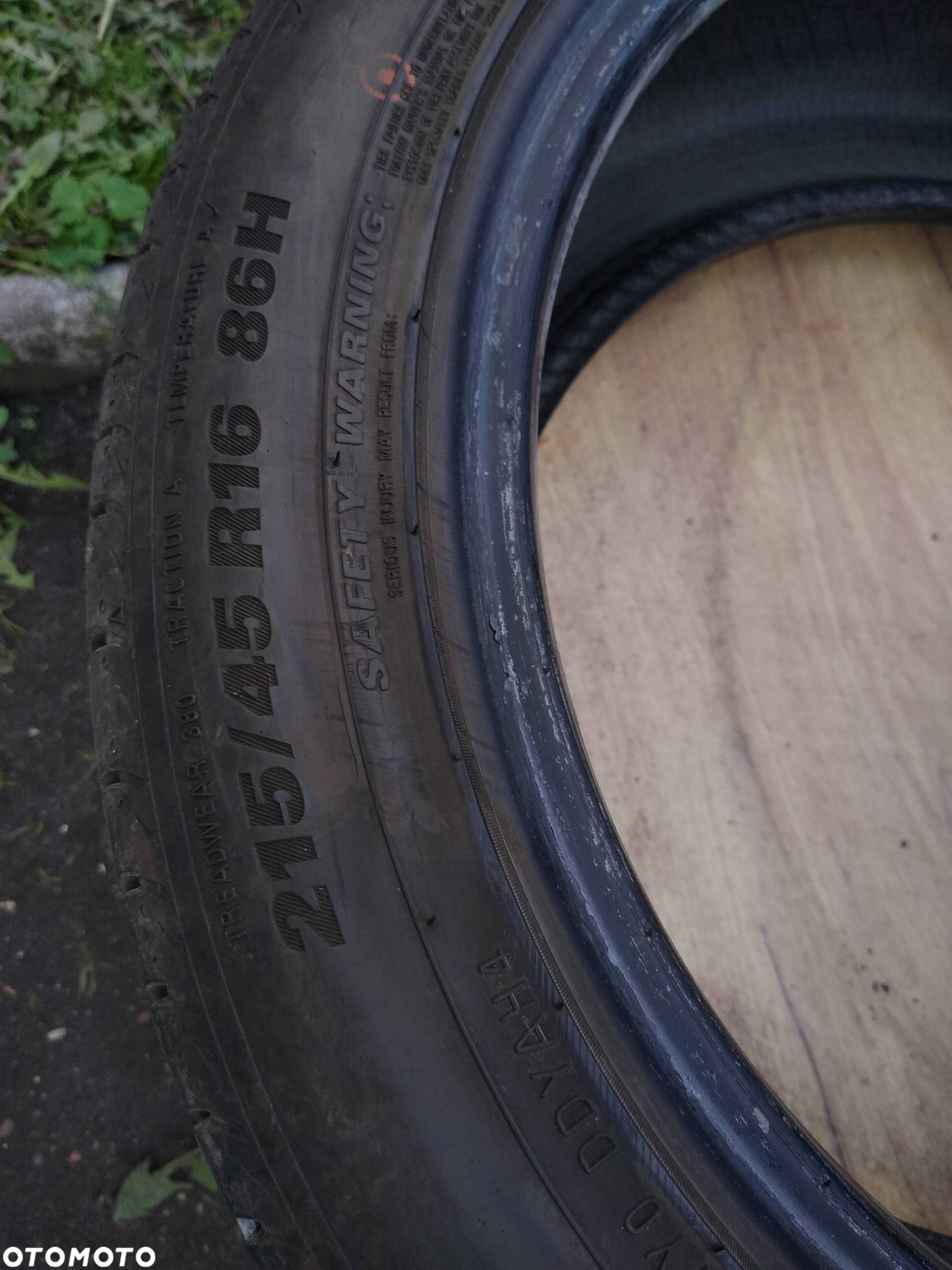 Opony letnie 215x45 R16 KUMHO lato 215/45/16 - komplet 4 sztuki - 7