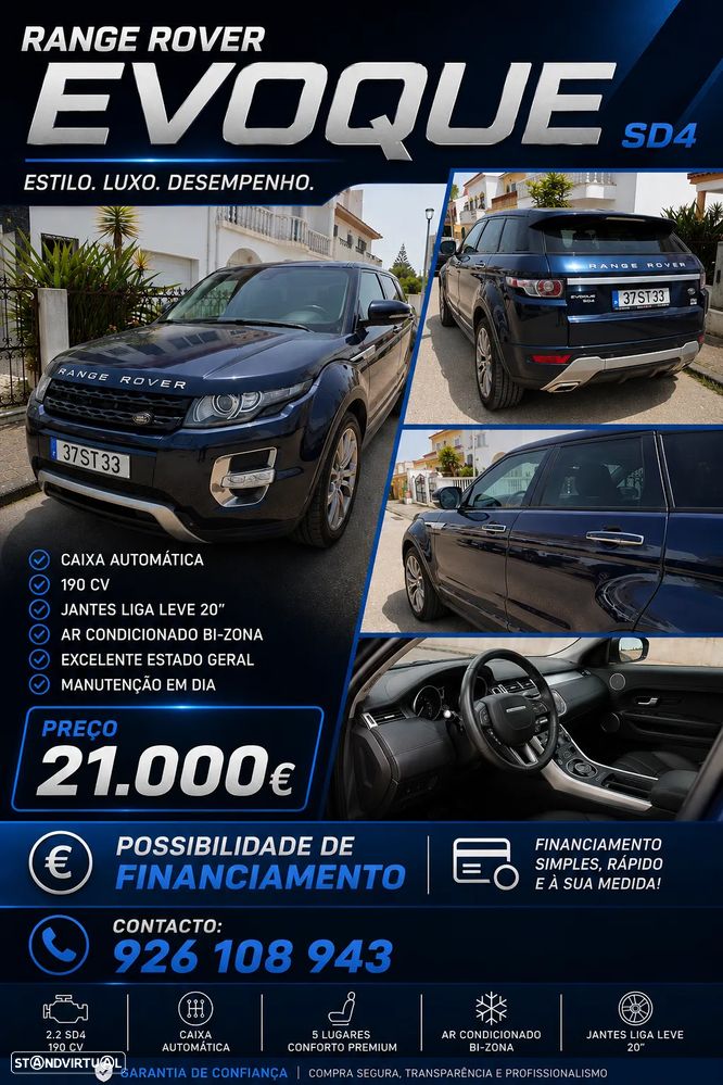 Land Rover Range Rover Evoque SD4 Aut. Prestige - 1