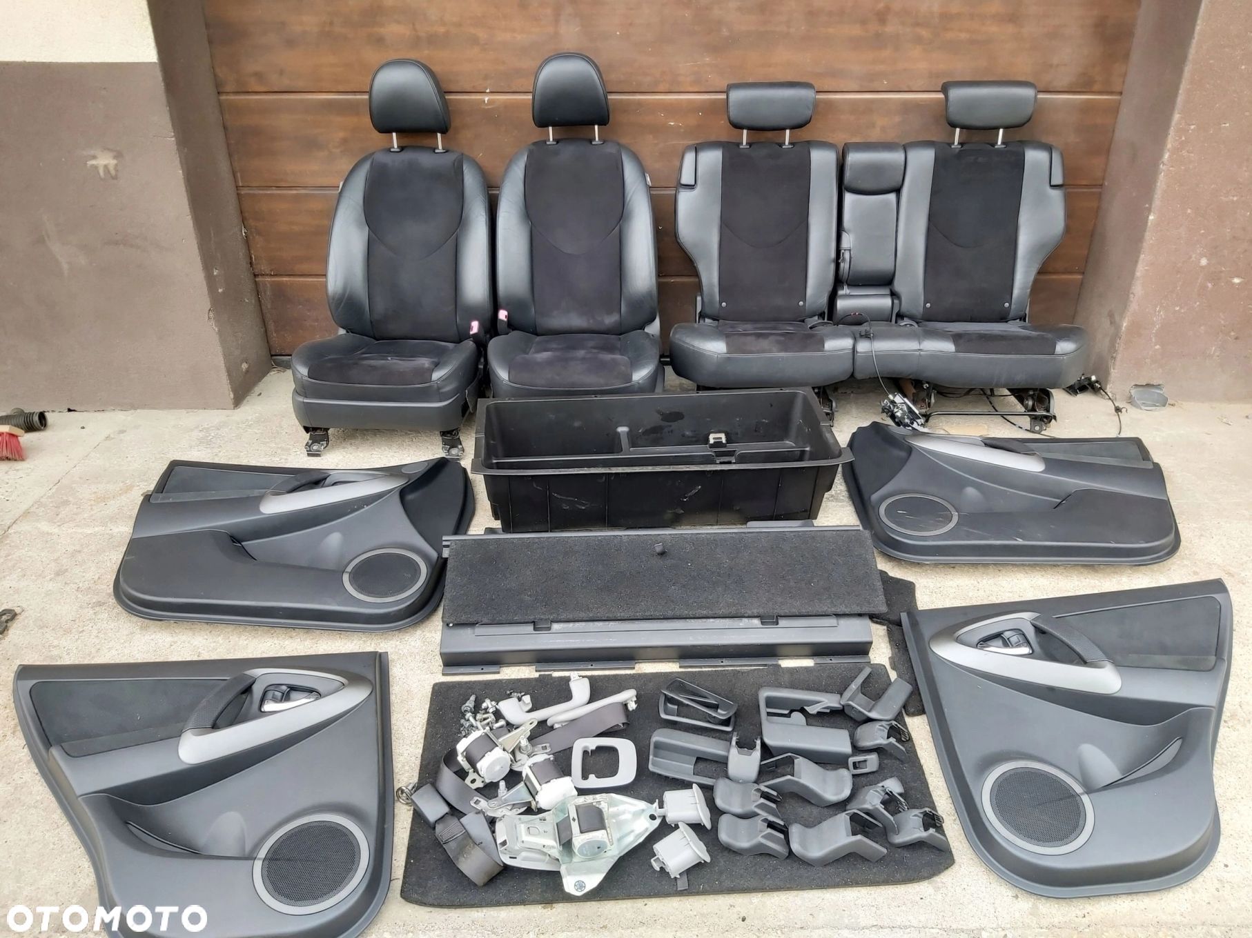 Toyota Rav4 III FOTEL Przód tył Skóra ALCANTARA przekładka VAN kanapa pasy - 1