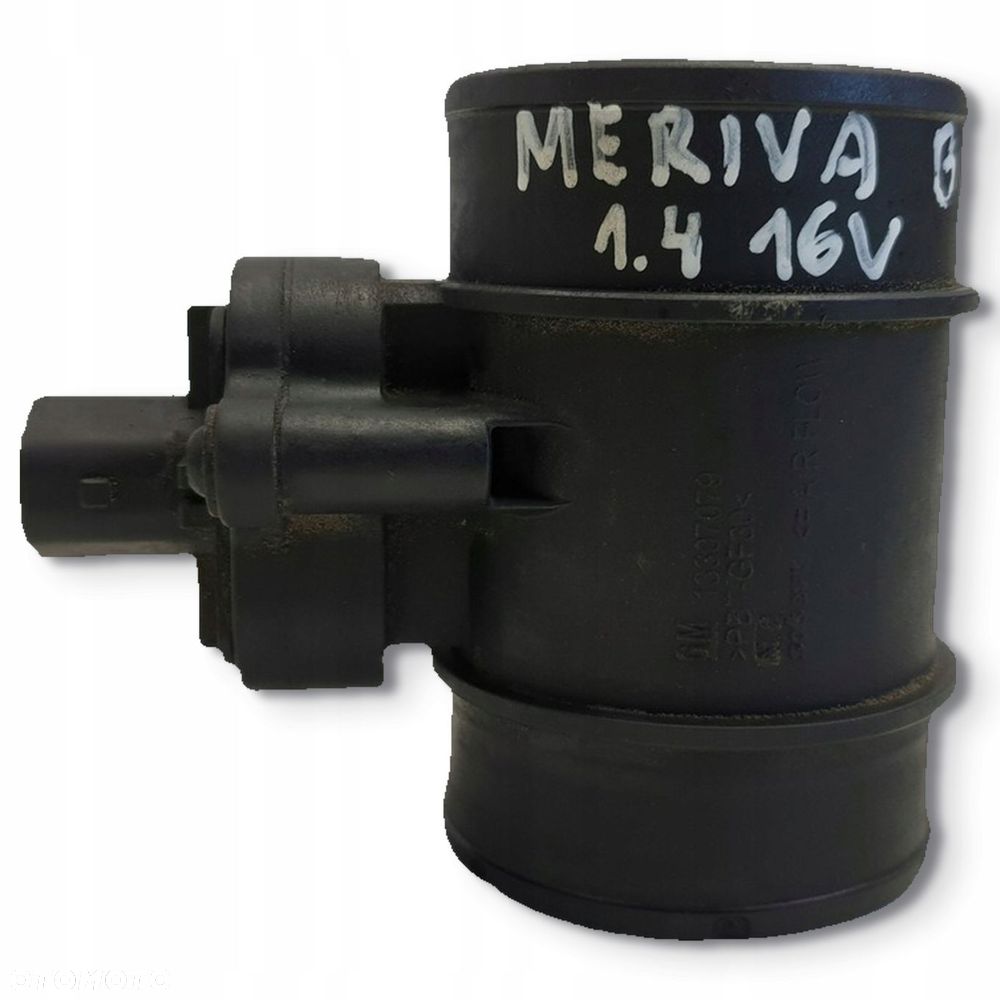 PRZEPŁYWOMIERZ POWIETRZA Opel Meriva A 1.4 16V PRZEPŁYWOMIERZ 13307079 - 1