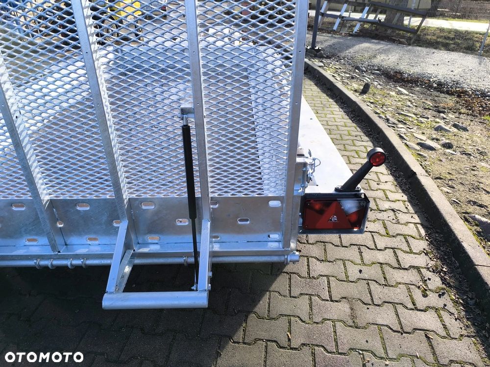 Martz Przyczepa Martz Bau 400x180 3500kg 3 osie pod sprzęt budowlany dostawa - 12