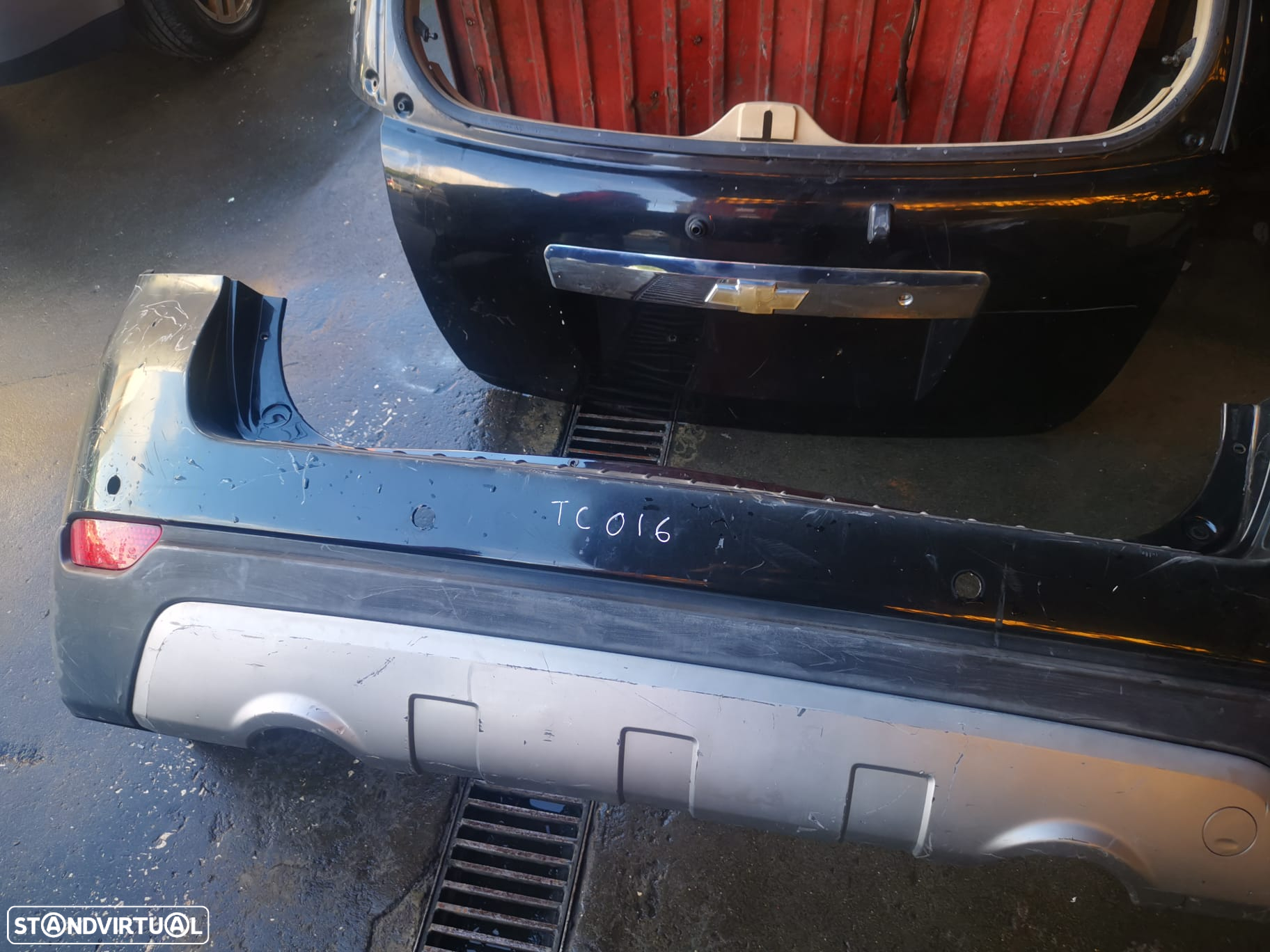 CHEVROLET CAPTIVA 2009 MALA PARA CHOQUES TRÁS TC016 - 4