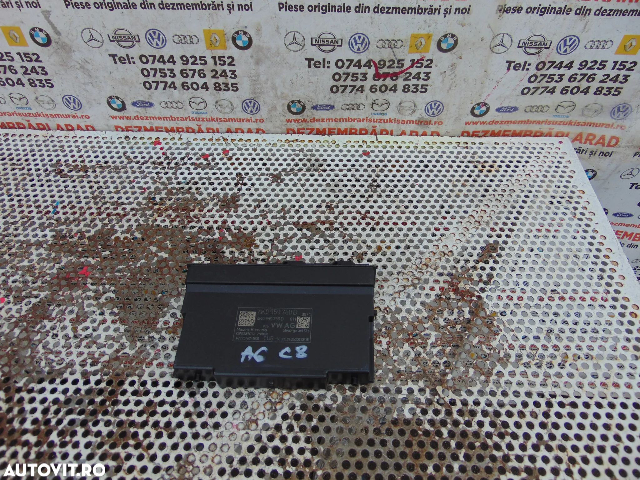 Modul scaun Audi A6 C8 cod 4k0959760d modul scaune rs6 dupa 2018 - 1