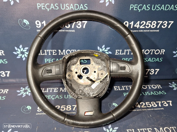 Volante usado multifunções em pele AUDI A6 C6 S-LINE