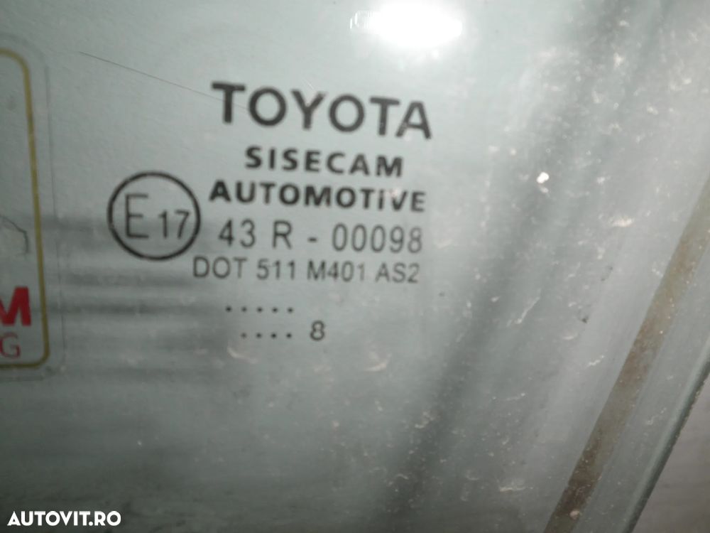 Geam stanga fata Toyota C-HR - 2