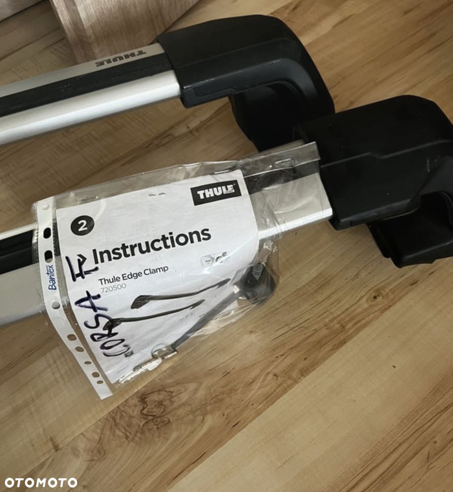 Bagażnik dachowy/samochodowy belki Thule Edge Clamp 720500 jak nowy Corsa - 1