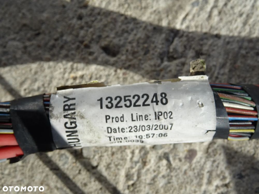 OPEL VECTRA C SIGNUM LIFT PRZEWODY WIĄZKA INSTALACJA ELEKTRYCZNA DESKI ROZDZIELCZEJ FULL - 8